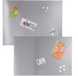 Zeller Magnettafel 40,0 x 60,0 cm silber