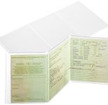 DURABLE Dokumentenhüllen 21,0 x 10,5 transparent