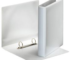 Esselte Präsentationsringbücher 2-Ringe DIN A5 hoch 4.6 cm weiß