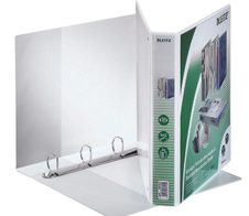 LEITZ Präsentationsringbücher 4-Ringe DIN A4 5 cm weiß