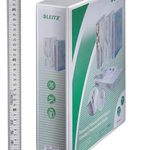 LEITZ Präsentationsringbücher 4-Ringe DIN A4 7.7 cm weiß
