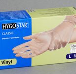 HYGOSTAR Einmalhandschuhe CLASSIC L weiß