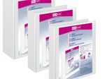 VELOFLEX Präsentationsringbücher 2-Ringe DIN A4 2 cm weiß