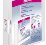 VELOFLEX Präsentationsringbücher 2-Ringe DIN A4 4.6 cm weiß