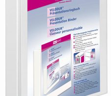 VELOFLEX Präsentationsringbücher 4-Ringe DIN A4 4.6 cm weiß