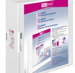 VELOFLEX Präsentationsringbücher 4-Ringe DIN A4 7 cm weiß