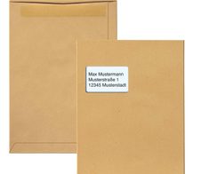 MAILmedia Versandtaschen DIN C4 braun