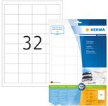HERMA Etiketten 8643 weiß 48,3 x 33,8 mm