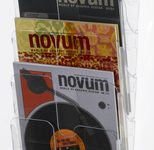 DURABLE Flexiplus Wandprospekthalter DIN A4 hoch 6-Fach  transparent