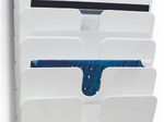 DURABLE Flexiplus Wandprospekthalter DIN A4 quer 6-Fach  weiß