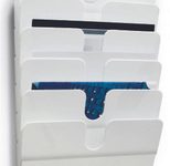 DURABLE Flexiplus Wandprospekthalter DIN A4 quer 6-Fach  weiß
