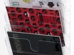 DURABLE Flexiplus Wandprospekthalter DIN A4 quer 6-Fach  transparent