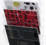 DURABLE Flexiplus Wandprospekthalter DIN A4 quer 6-Fach  transparent