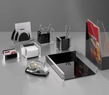 WEDO Acryl Exklusiv Tischabroller transparent