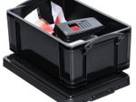 Really Useful Box Aufbewahrungsbox 9,0 l - 39,5 x 25,5 x 15,5 cm schwarz