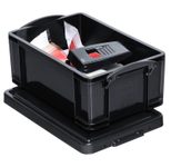 Really Useful Box Aufbewahrungsbox 9,0 l - 39,5 x 25,5 x 15,5 cm schwarz