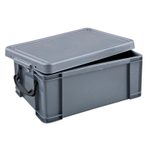 Really Useful Box Aufbewahrungsbox 9,0 l - 39,5 x 25,5 x 15,5 cm silber