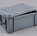 Really Useful Box Aufbewahrungsbox 9,0 l - 39,5 x 25,5 x 15,5 cm silber