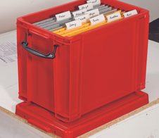 Really Useful Box Aufbewahrungsbox 19,0 l - 39,5 x 25,5 x 29,0 cm rot