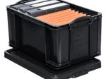 Really Useful Box Aufbewahrungsbox 48,0 l - 61,0 x 40,2 x 31,5 cm schwarz