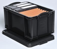 Really Useful Box Aufbewahrungsbox 48,0 l - 61,0 x 40,2 x 31,5 cm schwarz
