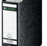 LEITZ Ordner Rückenbreite 7.8 cm DIN A5 hoch Karton schwarz marmoriert