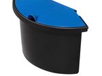helit Mülleimer-Einsatz 2,0 l schwarz, blau