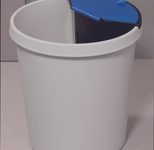helit Mülleimer-Einsatz 2,0 l schwarz, blau