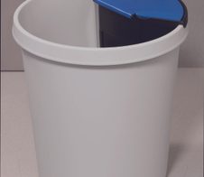 helit Mülleimer-Einsatz 2,0 l schwarz, blau