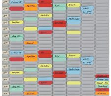 FRANKEN Stecktafel 47,3 x 78,3 cm 7 - Fach
