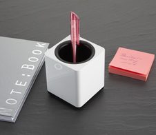 HAN i-Line Stiftehalter 7,9 x 7,9 x 9,5 cm weiß