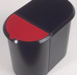 helit Mülltrenner 20,0 + 9,0 l schwarz