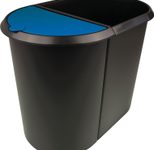 helit Mülltrenner 20,0 + 9,0 l schwarz