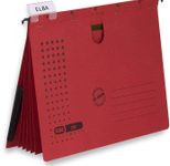 ELBA chic Ultimate Personalhefter kaufmännische Heftung DIN A4 rot
