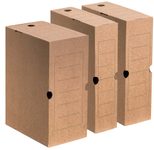Cartonia Archivboxen für lose Dokumente 8,3 x 34,0 x 25,2 cm