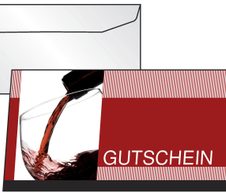 SIGEL Gutscheine Vino Rosso DIN lang