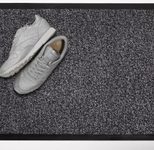 Mercury Fußmatte Cleantime 130,0 x 200,0 cm grau gemustert