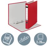 LEITZ Ringbuch 2-Ringe DIN A4 3.5 cm rot