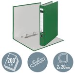 LEITZ Ringbuch 2-Ringe DIN A4 3.5 cm grün