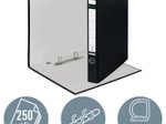 LEITZ Ringbuch 2-Ringe DIN A4 3.5 cm schwarz