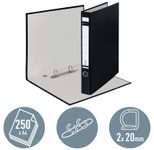 LEITZ Ringbuch 2-Ringe DIN A4 3.5 cm schwarz