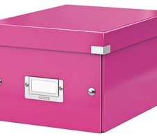 LEITZ Aufbewahrungsbox Click & Store 7,4 l - 21,6 x 28,2 x 16,0 cm pink