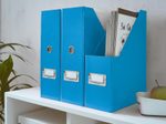 LEITZ Stehsammler Click & Store Karton, 1.200 g/qm blau , DIN A4