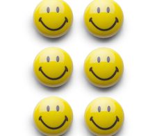 Zeller Magnete Ø 3,0 x 1,5 gelb