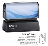 COLOP Textstempel, individualisierbar Eos 40 mit Logo