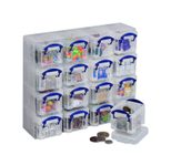 Really Useful Box Aufbewahrungsbox 16x 0,14 l - 28,0 x 8,5 x 22,5 cm transparent