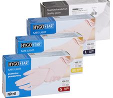 HYGOSTAR Einmalhandschuhe SAFE LIGHT S rosa