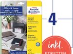 AVERY Zweckform Etiketten 6124 weiß 105,0 x 148,0 mm