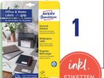 AVERY Zweckform Etiketten 6125 weiß 210,0 x 297,0 mm
