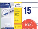 AVERY Zweckform Etiketten 3669-200 weiß 70,0 x 50,8 mm
